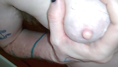 Teenage girl fucking with a dildo