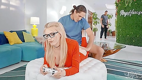 Sexy young chick fucks like a strip notice