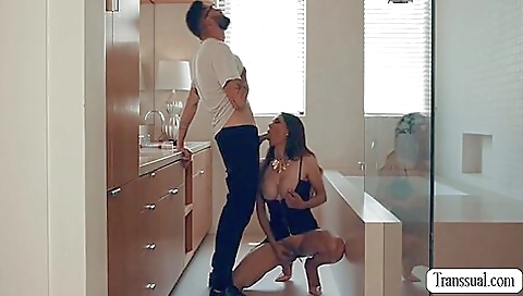 Hawt babe with anal sex and cum